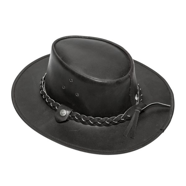 Crack Leather Hat